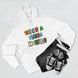 Three-Panel Fleece Hoodie