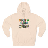 Three-Panel Fleece Hoodie