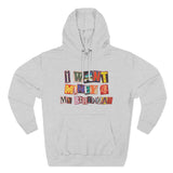 Three-Panel Fleece Hoodie