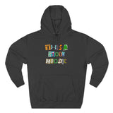 Three-Panel Fleece Hoodie