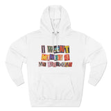 Three-Panel Fleece Hoodie