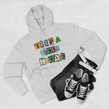 Three-Panel Fleece Hoodie