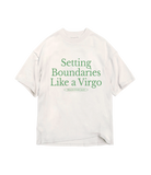 Setting Boundaries Like A Virgo Tee [White]