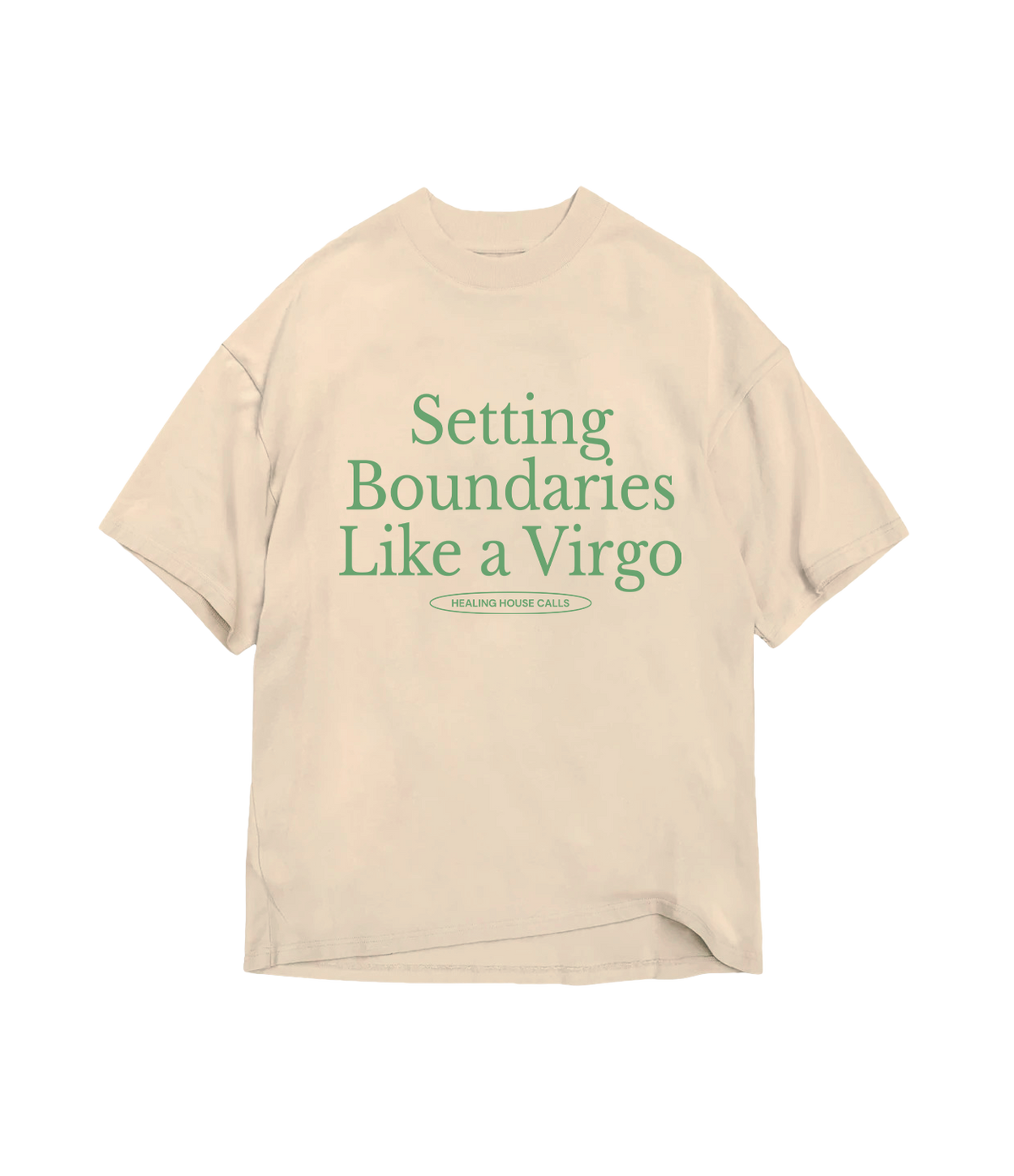 Setting Boundaries Like A Virgo Tee [Beige]