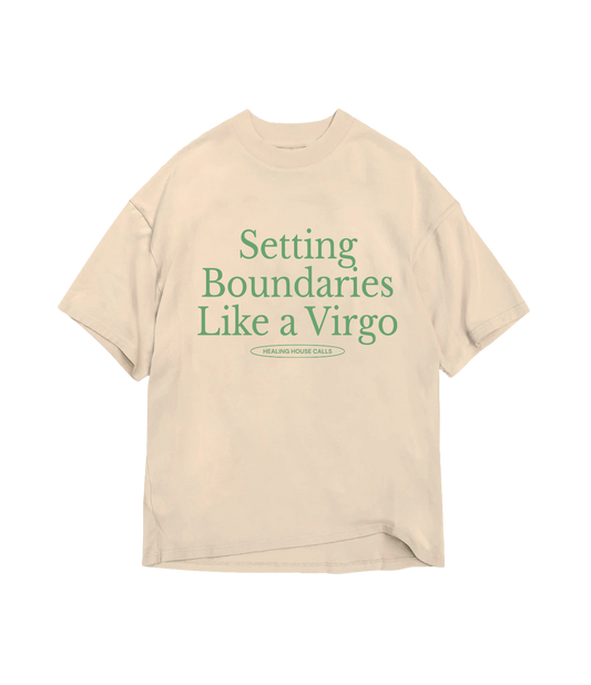 Setting Boundaries Like A Virgo Tee [Beige]
